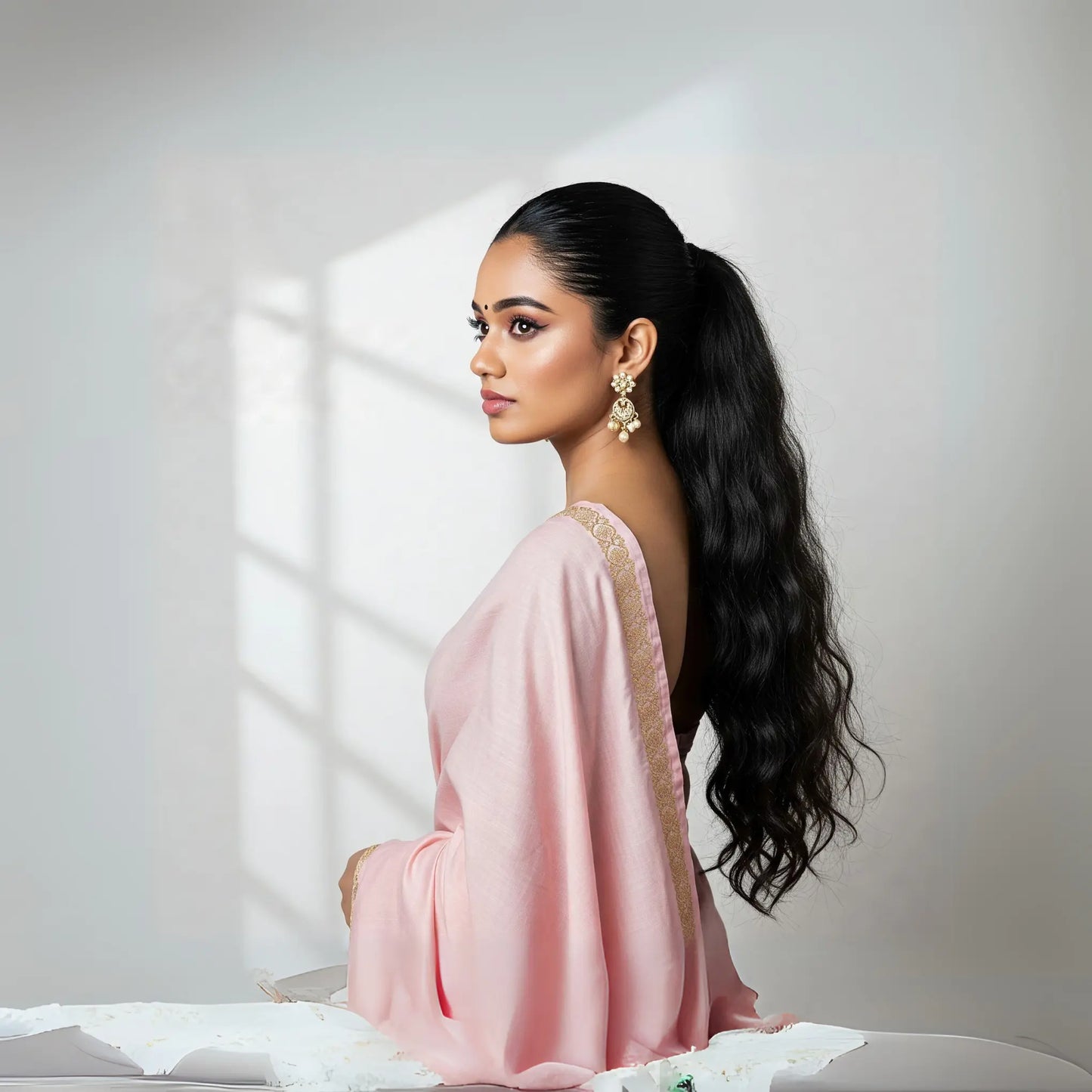 Human Hair Extensions ponytail