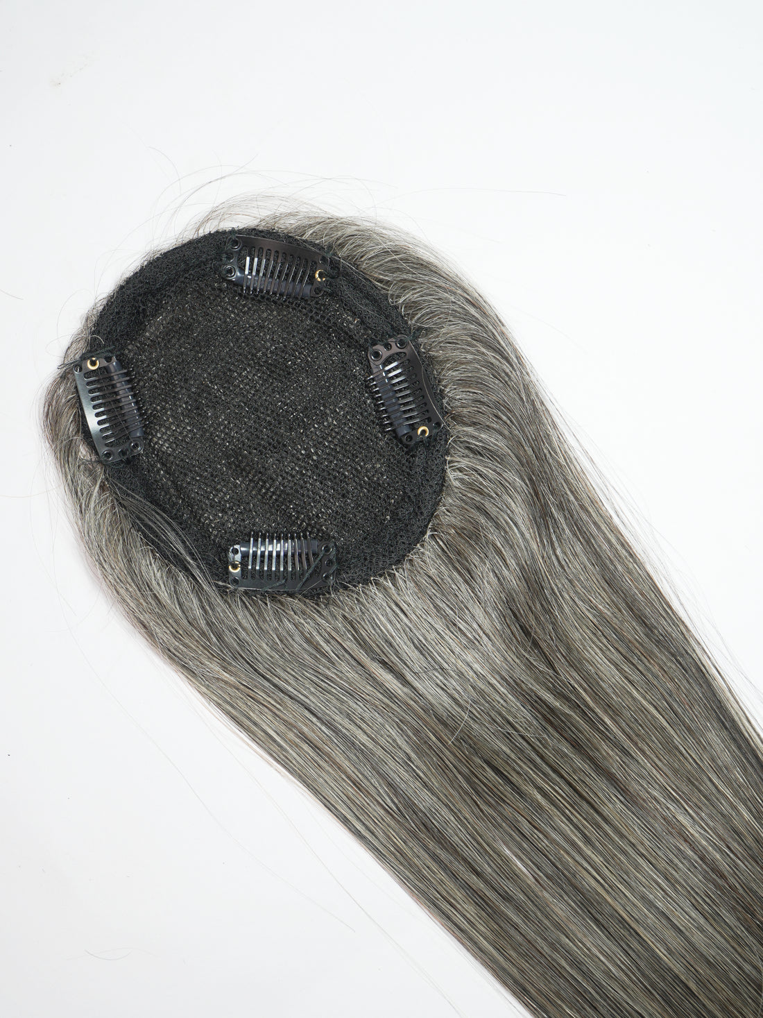 Grey Back Combed Hair Topper