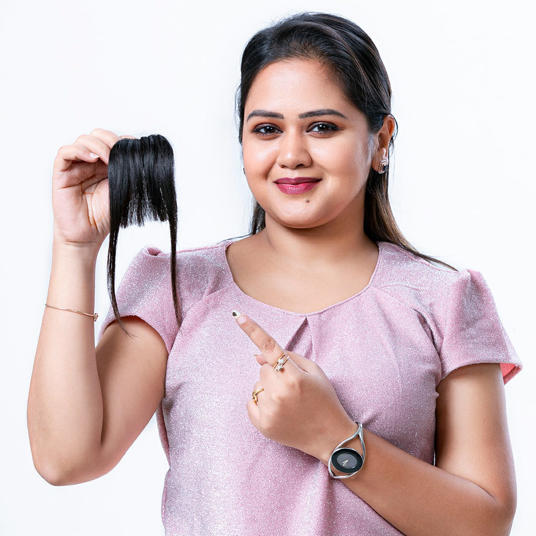 Clip-in Bangs with side pieces