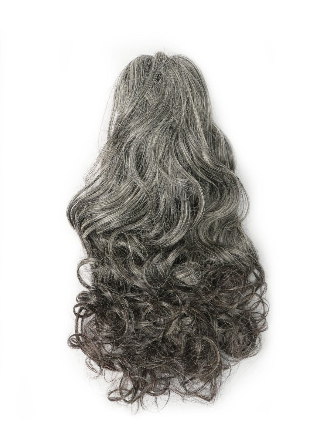 Grey Clutch Clip Ponytail