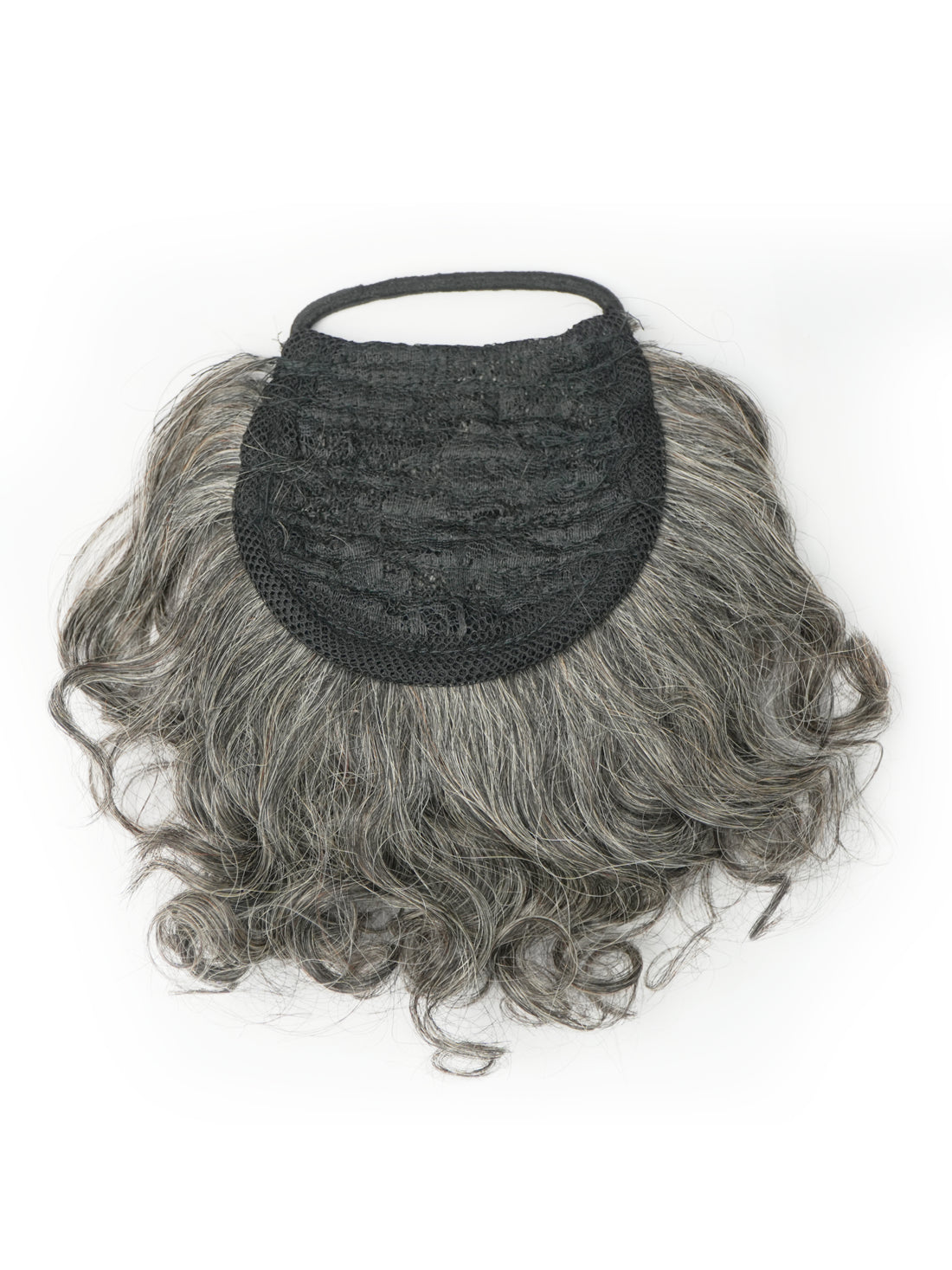 Grey Loop Ponytail Bun