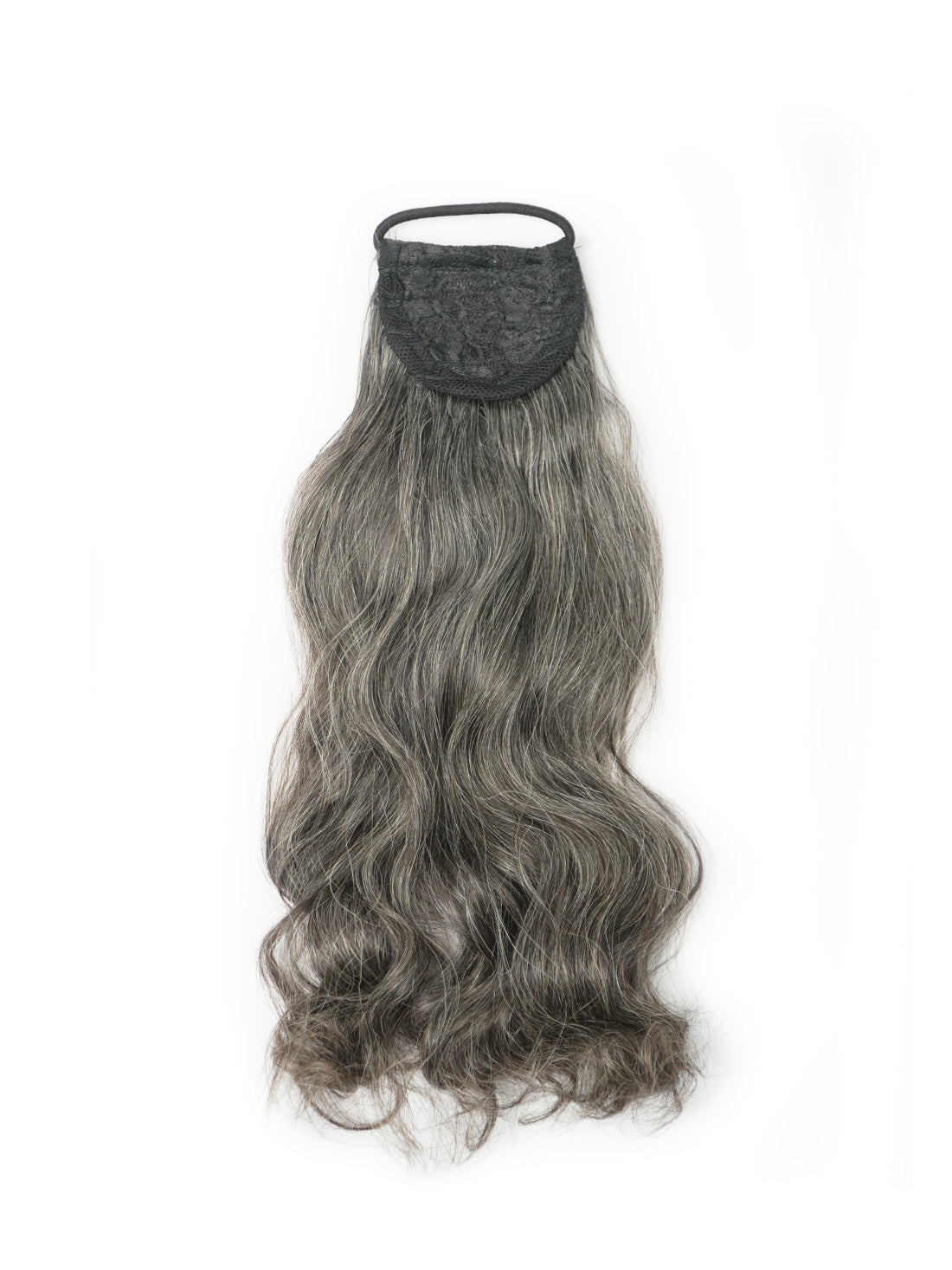 Grey Loop Ponytail
