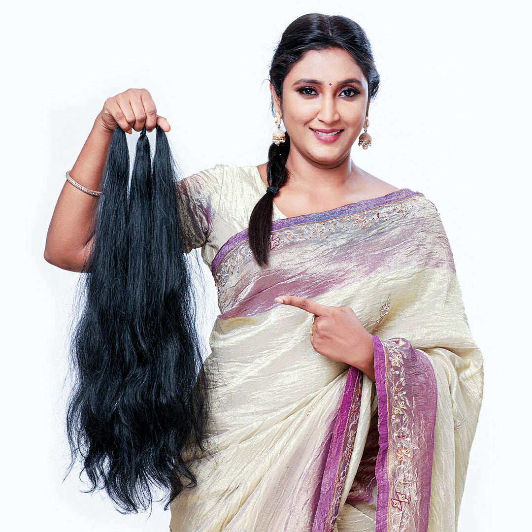 Traditional Savri Ponytail