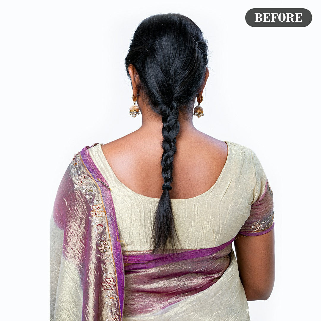 Traditional Savri Ponytail