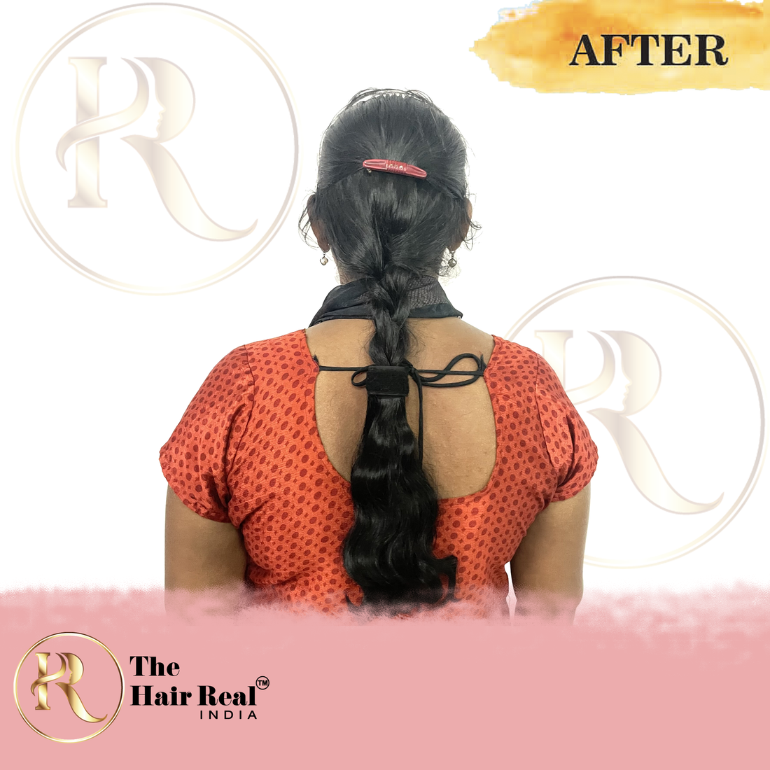 Stick-on Ponytail